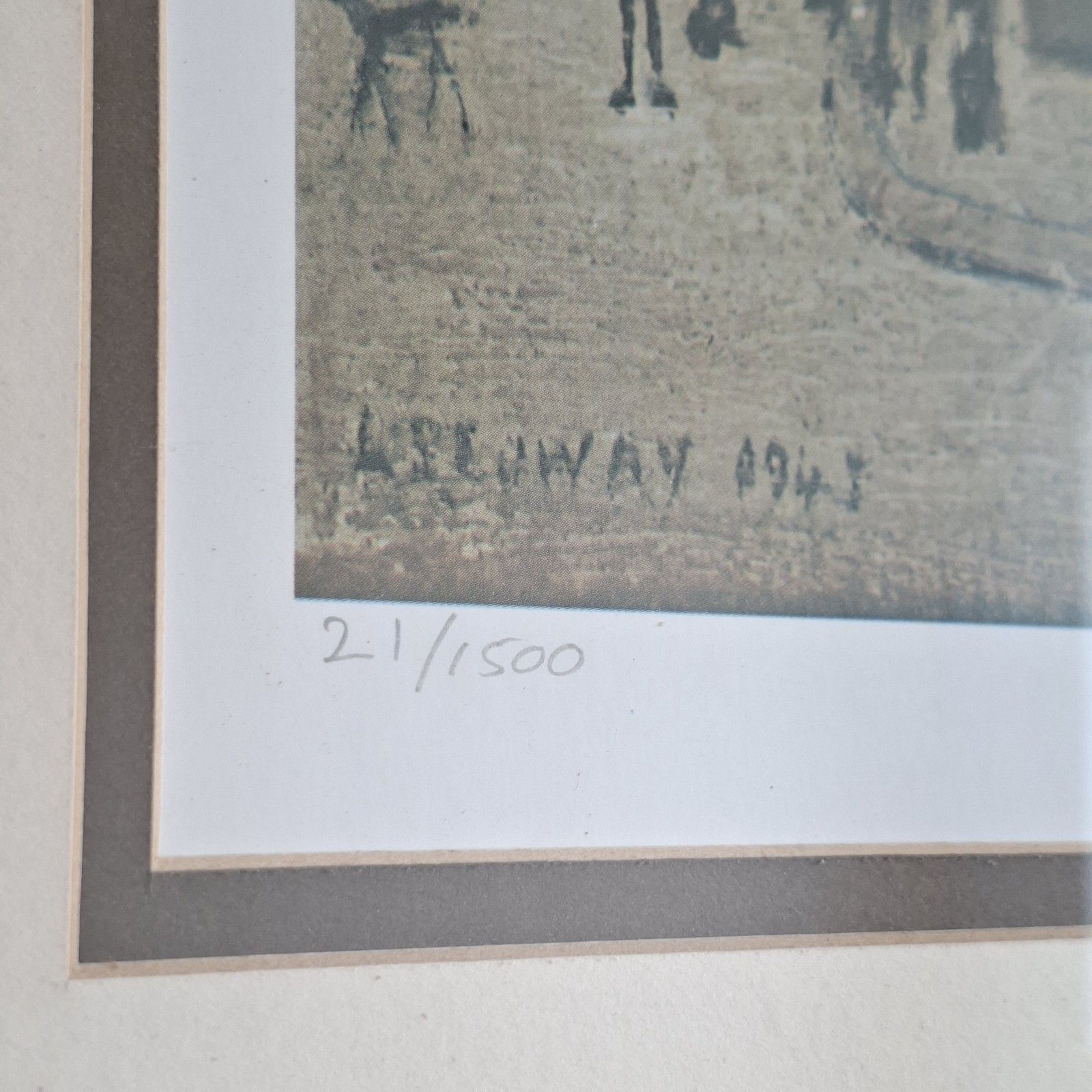 Ls Lowry St Luke's Church Limited Edition 21 / 1500  Framed Print Grove Fine Art photo for sale