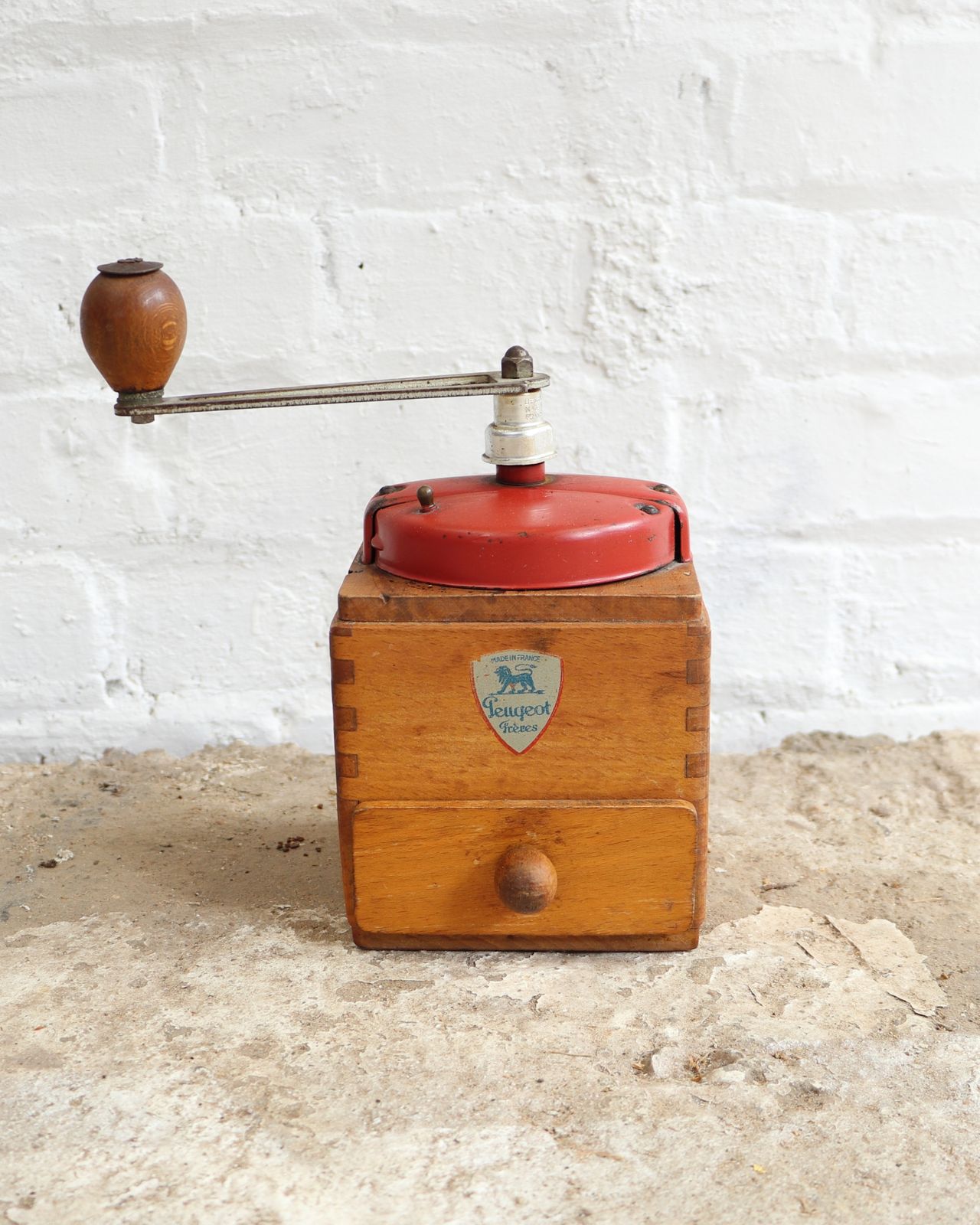 Mid Century Peugeot Frères Coffee Grinder