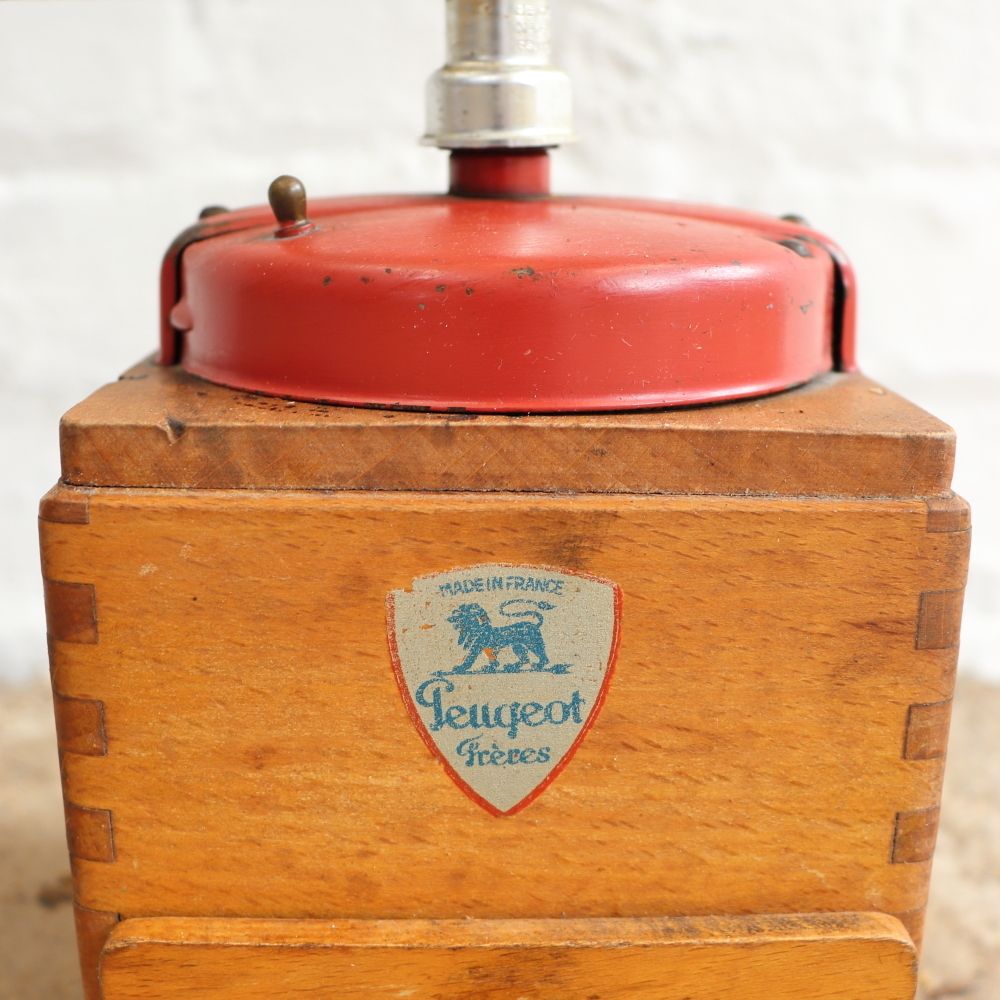 Mid Century Peugeot Frères Coffee Grinder photo furniture