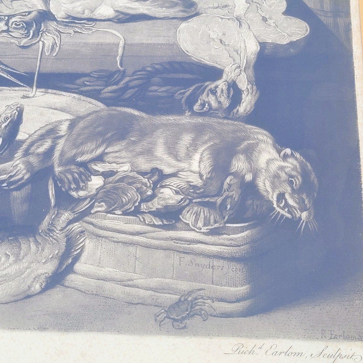 photo furniture After F Snyders, Suite Of 5 Engravings On The "Markets"