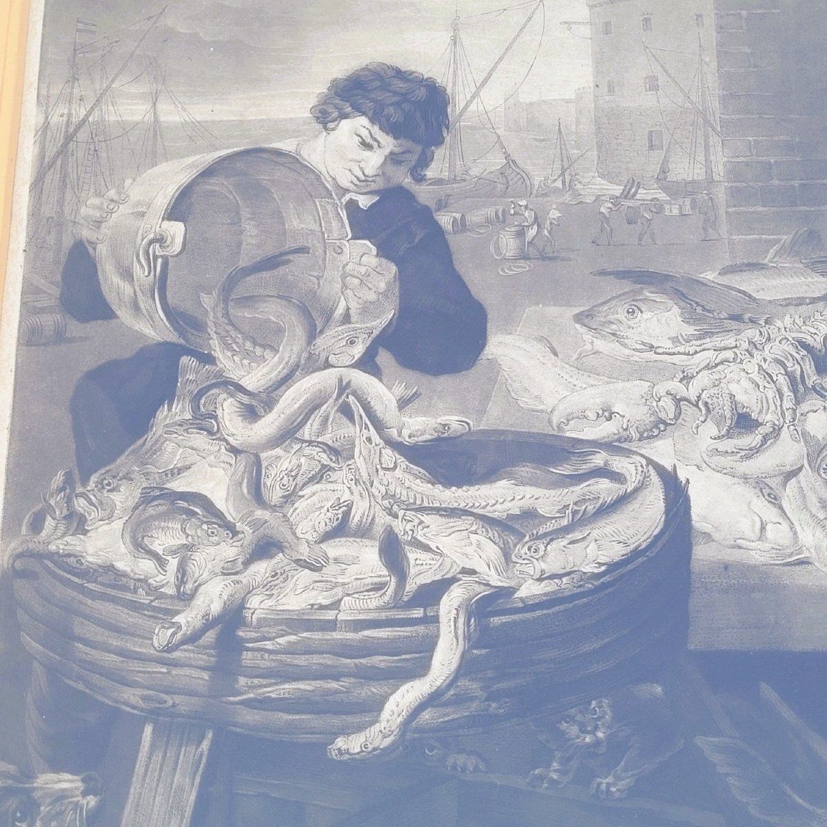 photo for sale After F Snyders, Suite Of 5 Engravings On The "Markets"