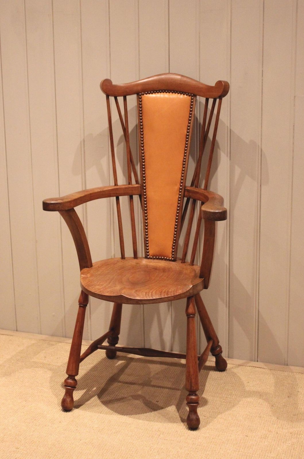 Arts & Crafts Fruitwood Chair, 1900s photo furniture