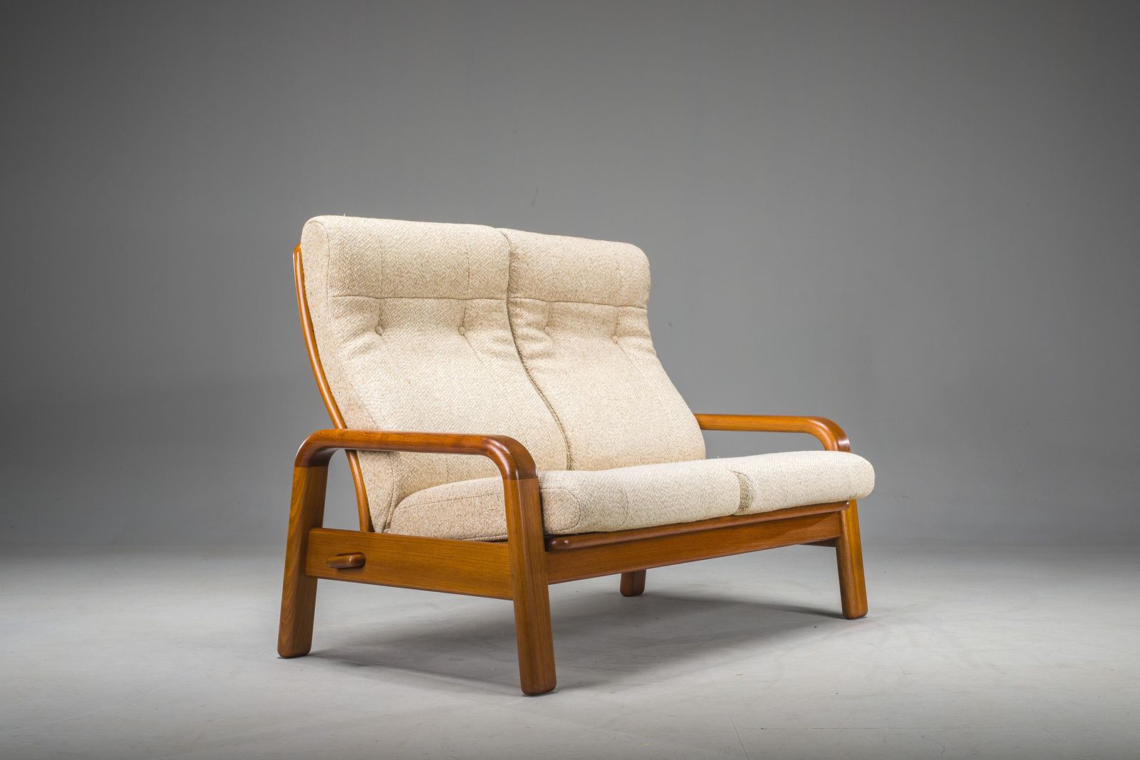 1133.0 Mid Century Modern Danish Two Seater Teak Sofa, 1960s photo