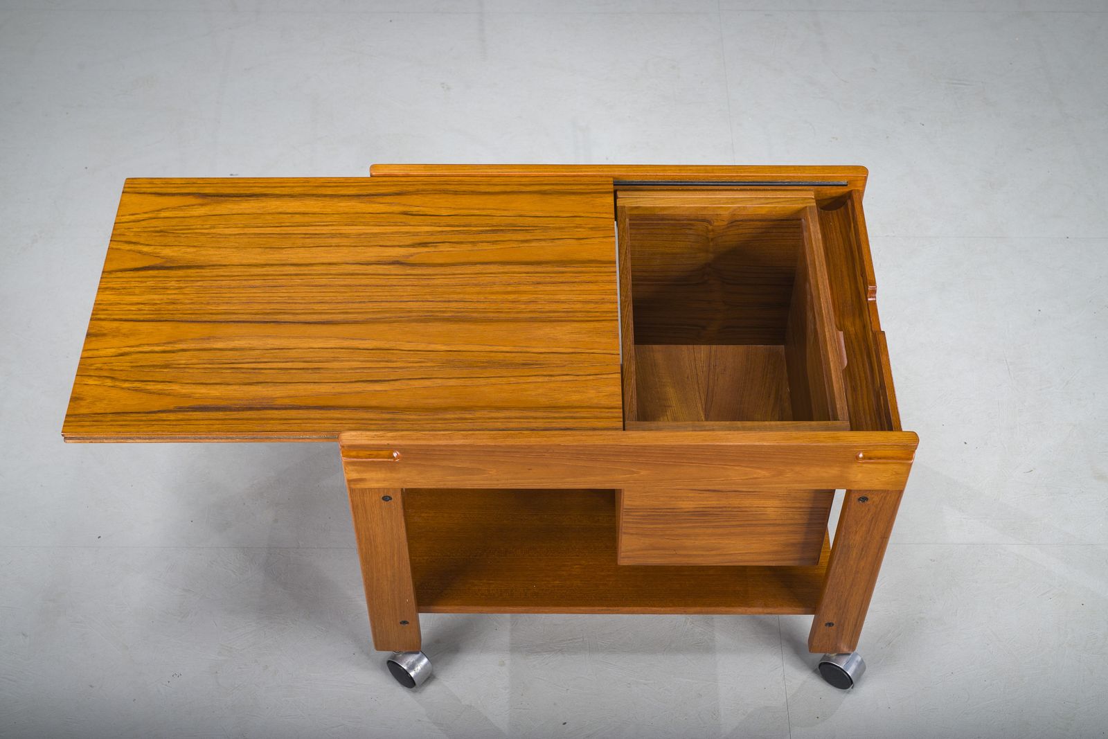 Mid Century Modern Danish Teak Bar Model 703 By Cart Aksel Kjersgaard, 1960s photo Furniture