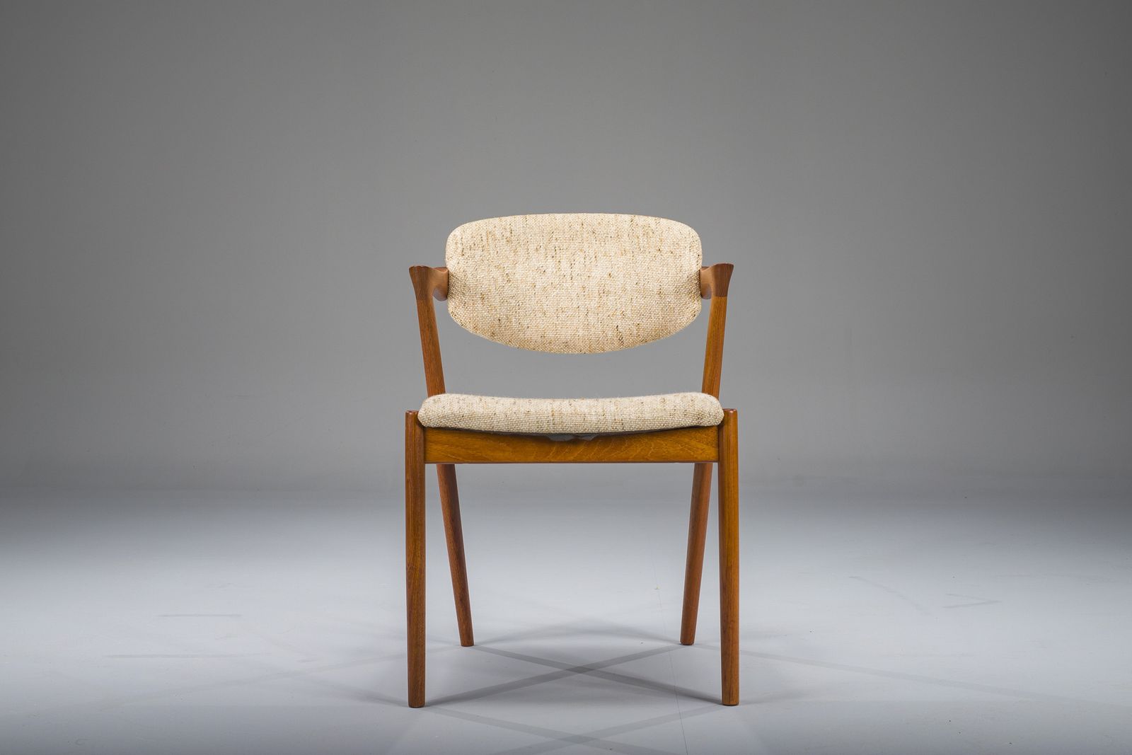 photo furniture Mid Century Modern Teak Model 42 Chair By Kai Kristiansen For Schou Andersen, 1960s