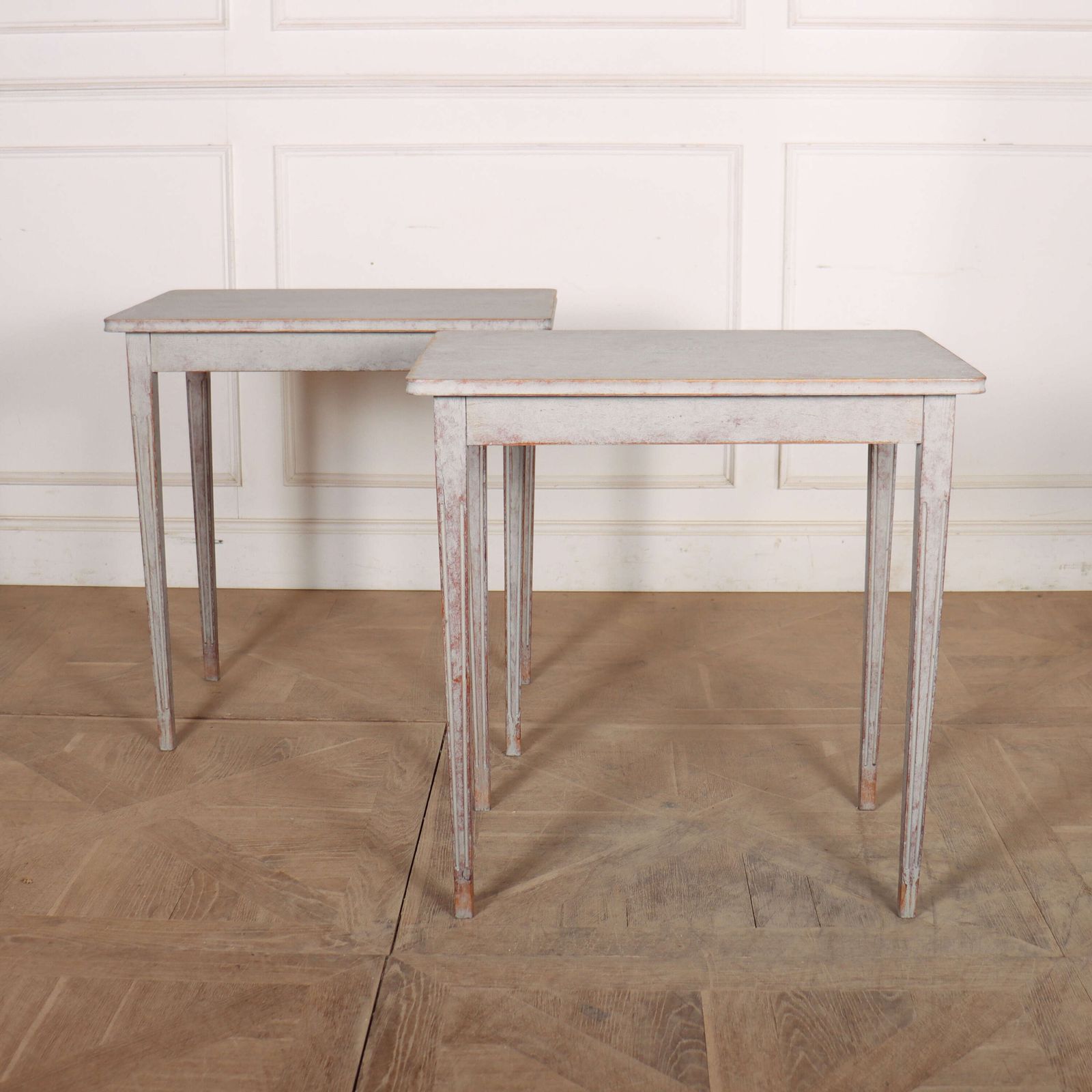 Pair Of Swedish Side Tables, 1800s