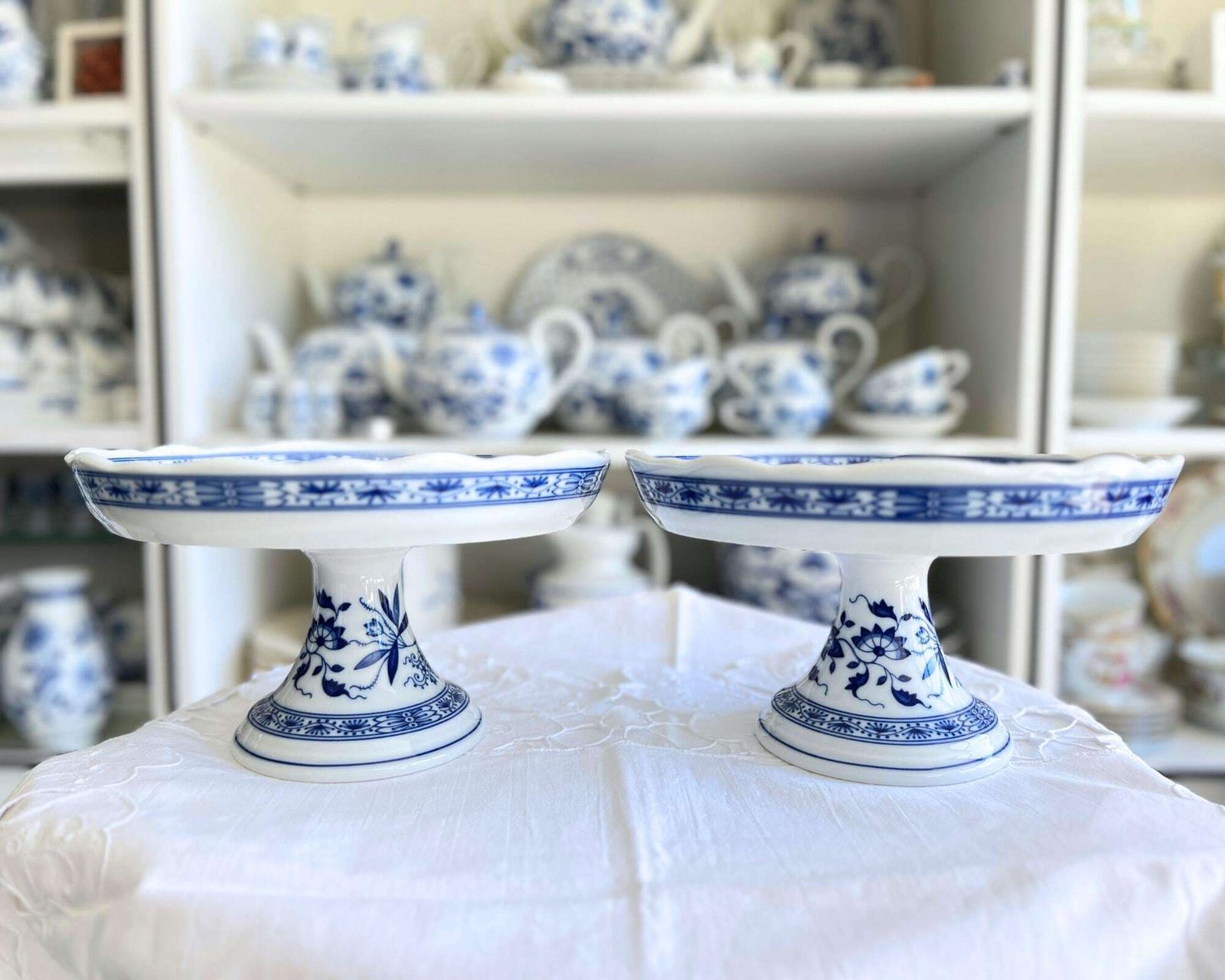 Blue Onion Escargot Plate | 1 St. | Vintage Hutschenreuther photo Woonaccessoires