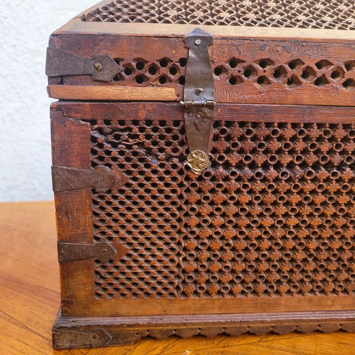 photo furniture Russian Wooden Box, In The Style Of The Abramtsevo Workshop, 19th Century