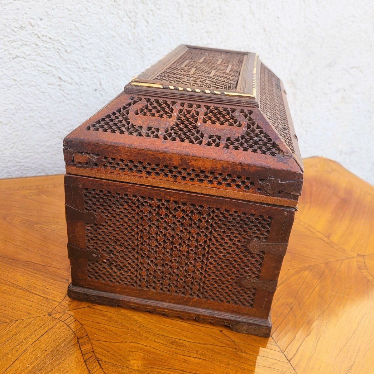photo for sale Russian Wooden Box, In The Style Of The Abramtsevo Workshop, 19th Century