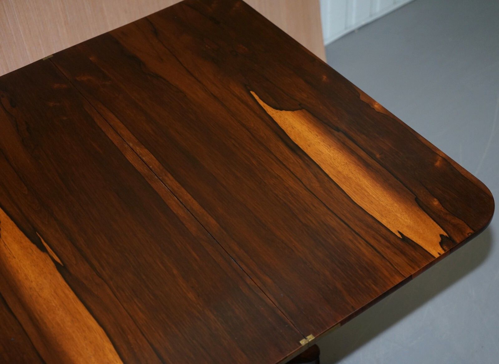Furniture Stunning Original J Kendell & Co Circa 1830 Rosewood Tea Card Table Sublime photo