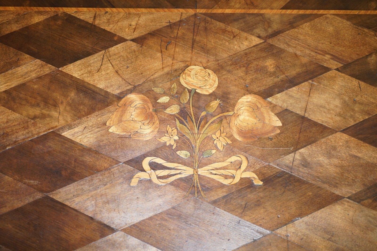 Rare Circa 1780 Continental Parquetry Marquetry Inlaid Commode Chest Of Drawers photo buy