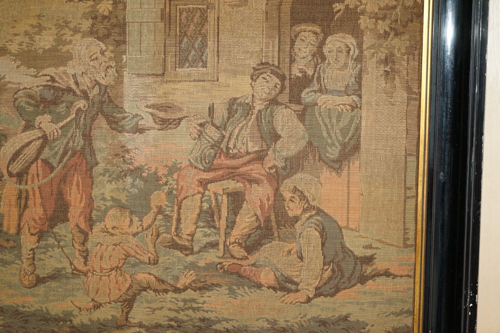 photo furniture Lovely Very Large Napoleon III Circa 1860 Antique French Embroidered Tapestry