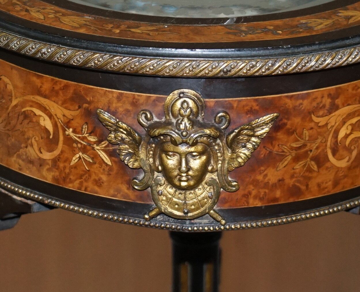 18th Century Louis XVI Bijouterie Vitrine Table Hand Etched Glass Gilt Metal photo buy