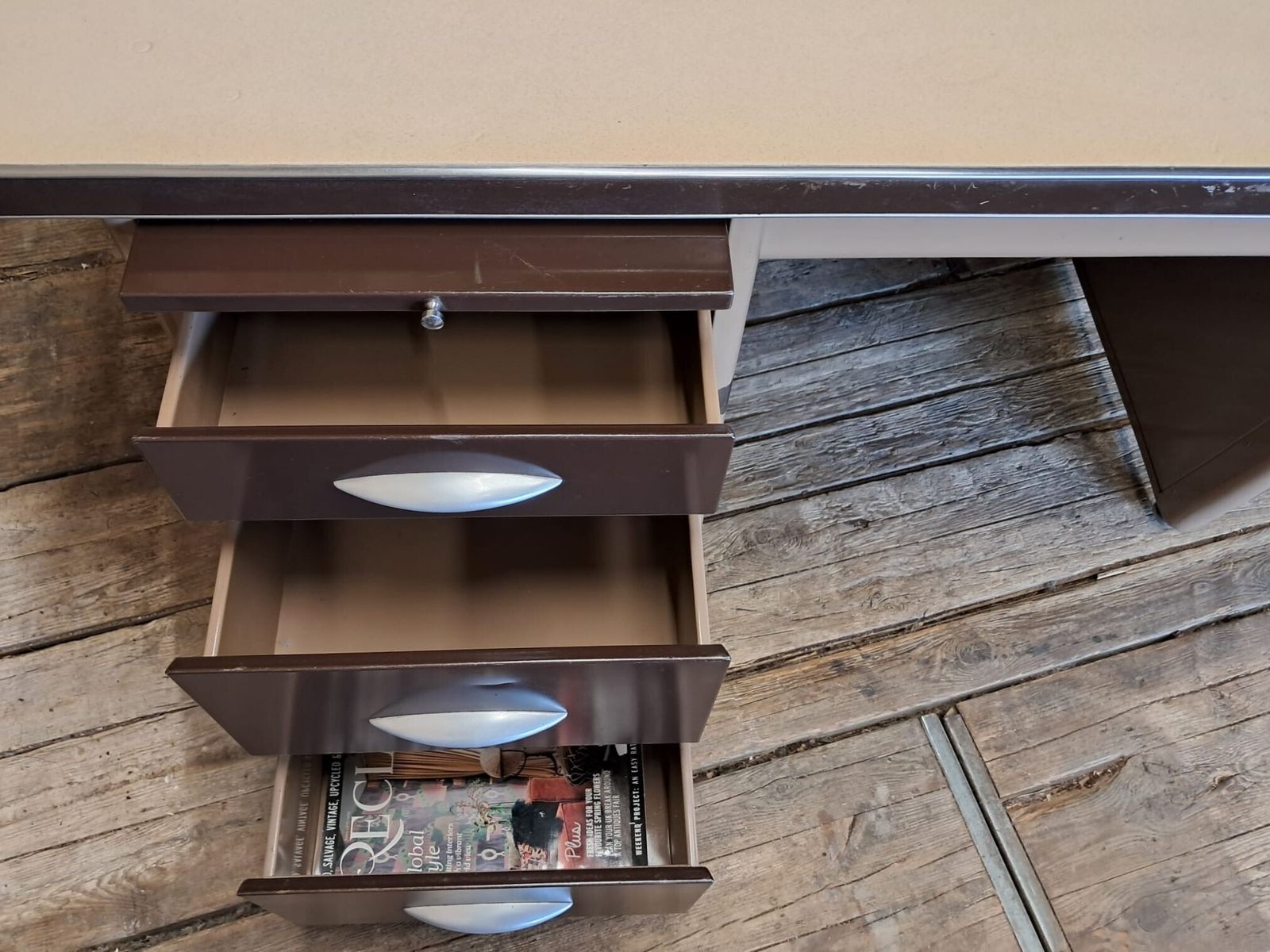 photo furniture Industrial Tanker Desk