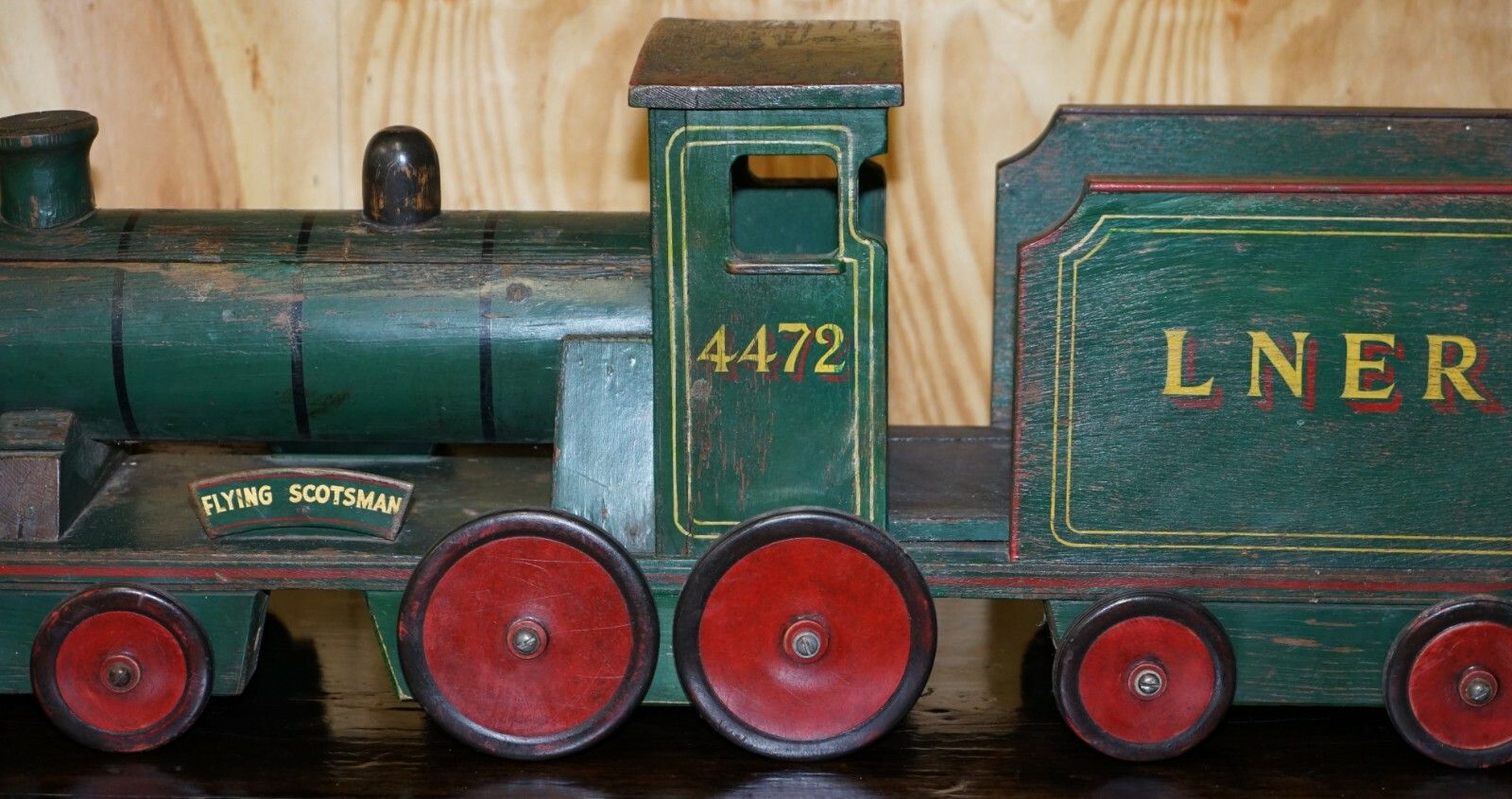 Home Decor Christie's 1910 Scratch Built Child's Pull Along Flying Scotsman Lner 4472 Train photo