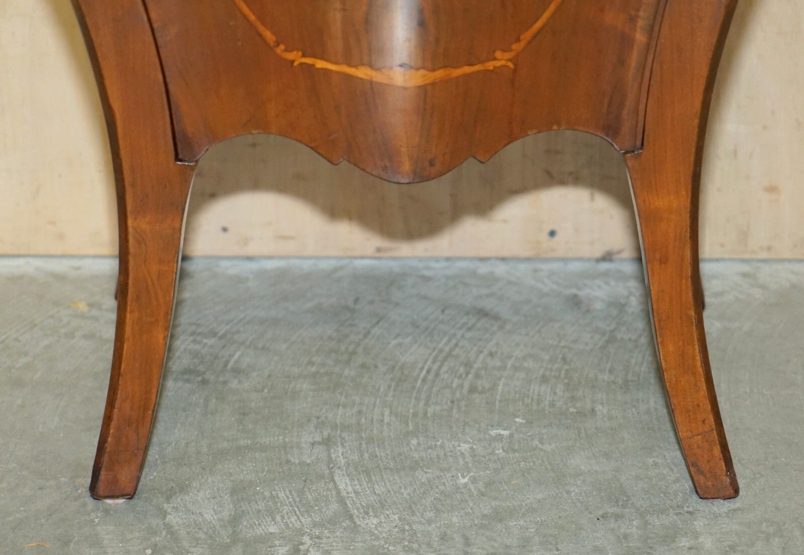 2350.0 Fine Pair Of Antique  1880 Italian Marble Top Bombe Nightstand Side Table Chest photo