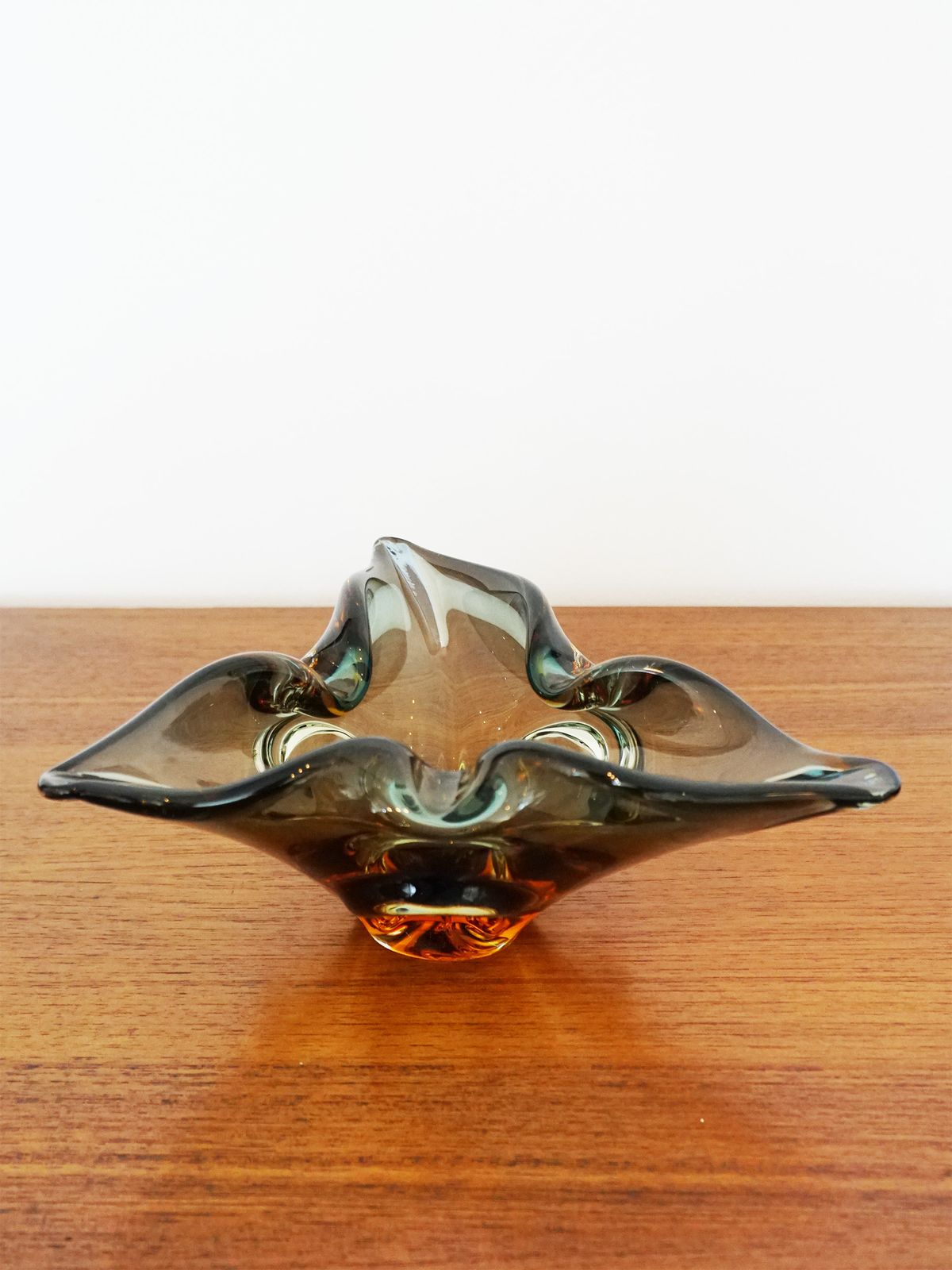 Mid Century Icet Arte Murano Glass Vase photo for sale