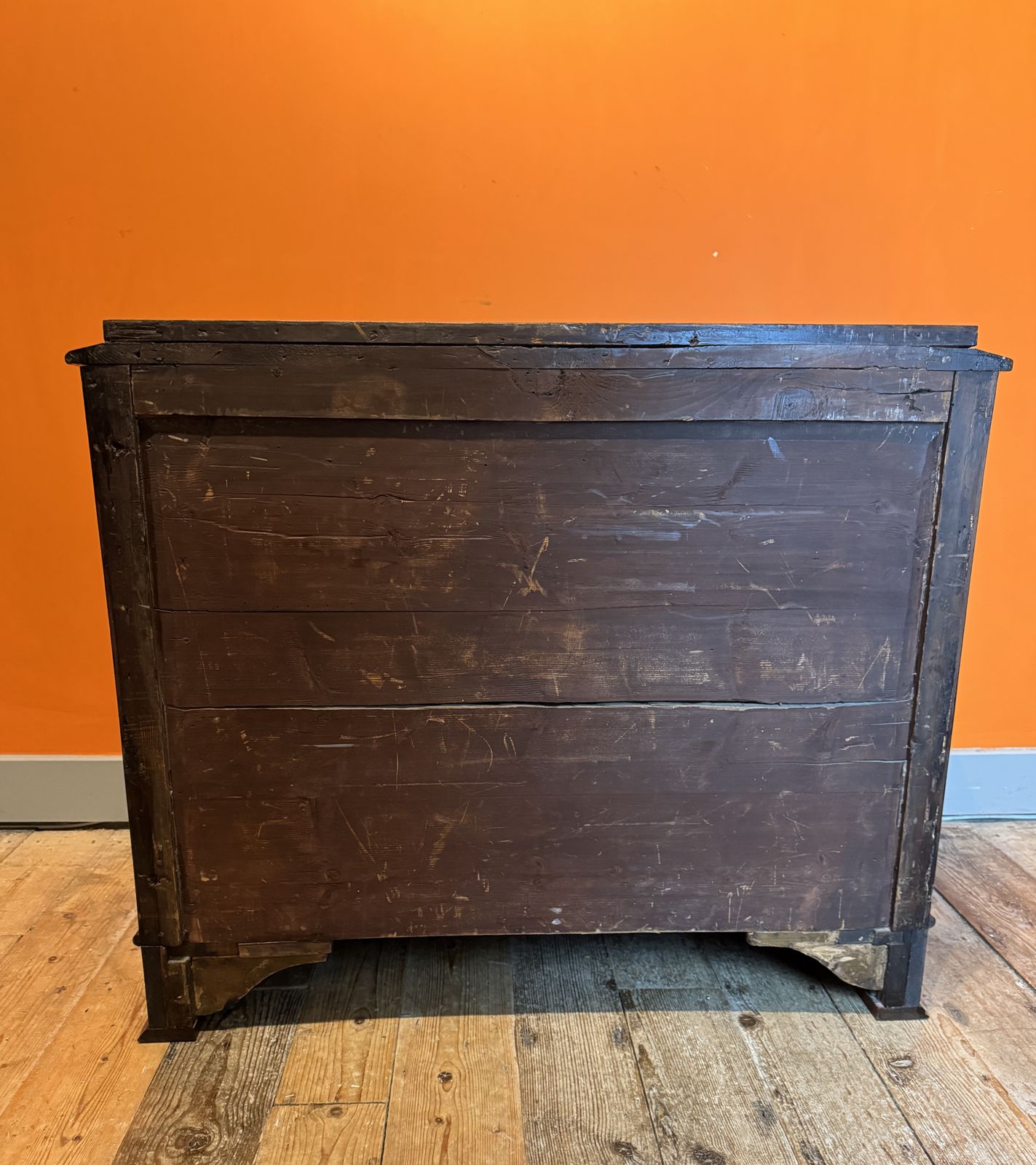 19th Century Biedermeier Mahogany Chest Of Drawers photo vintage