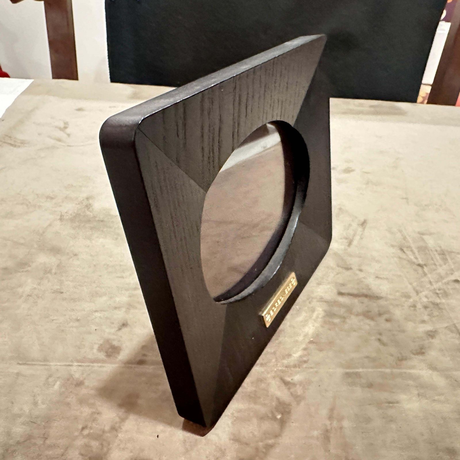 An High Quality 1990s Modern Wood Italian Picture Frame By Borbonese photo 325.0