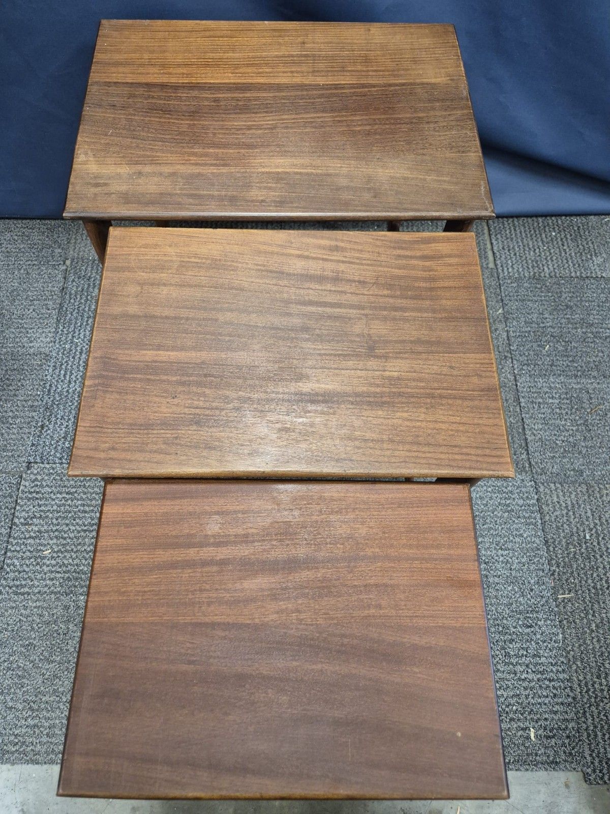 Mid Century Danish Teak Nest Of Tables photo for sale