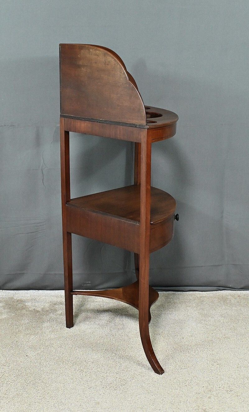 1420.0 Small Mahogany Corner Vanity Unit – Early 20th Century photo