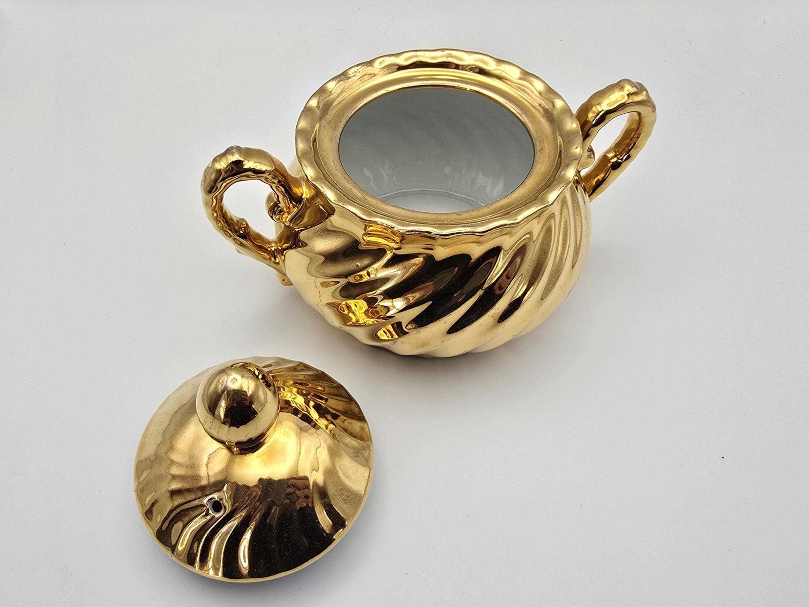 Vintage 22kt Gold Coffee Set   Coffee Pot, Milk Jug And Sugar Bowl   St Kilda, Australia photo 50.0