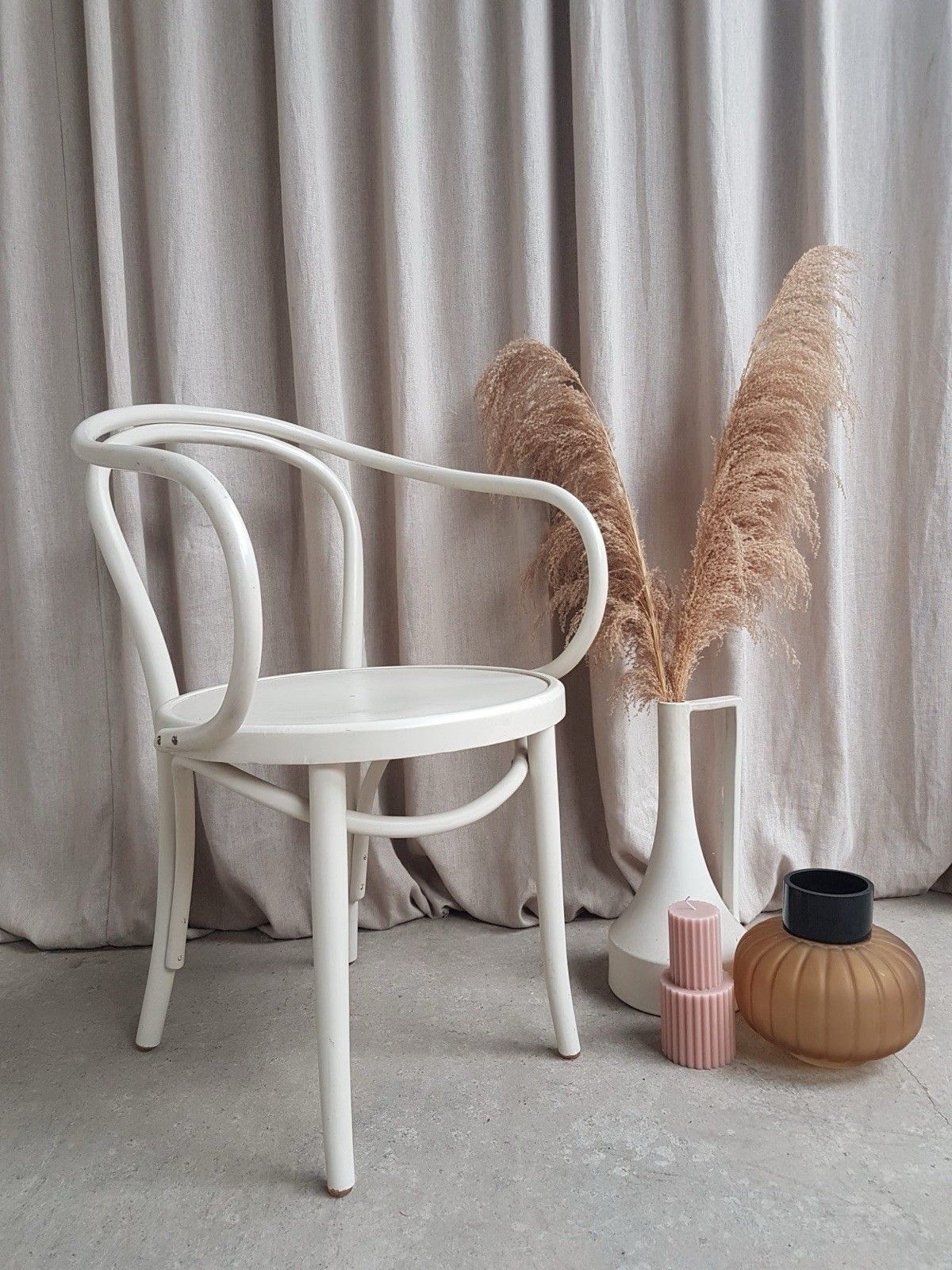 Vtg Late Mid Century Vdn Fakta Bentwood Armchair Desk Chair Bauhaus Retro R925 photo 258.75