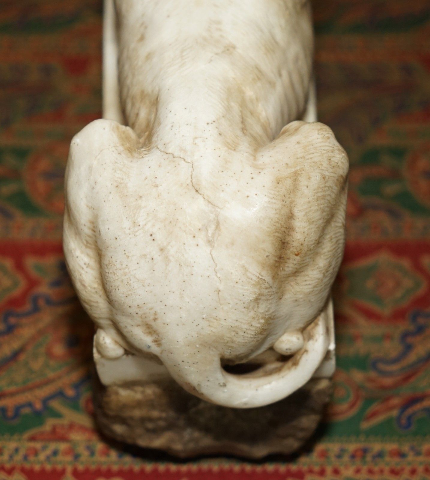 photo for sale Pair Of Antique 19th Century Italian Antonio Canova Tomb Of Pope Clement Lions