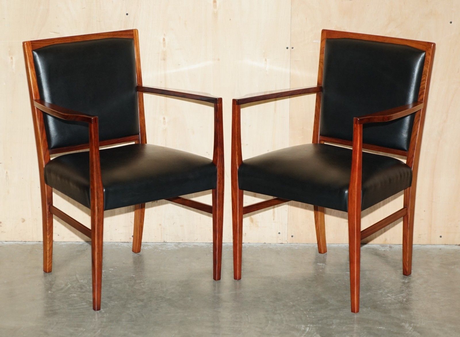 Eight Stunning Mid Century Modern 1970's Gordon Russell Rosewood Dining Chairs photo furniture