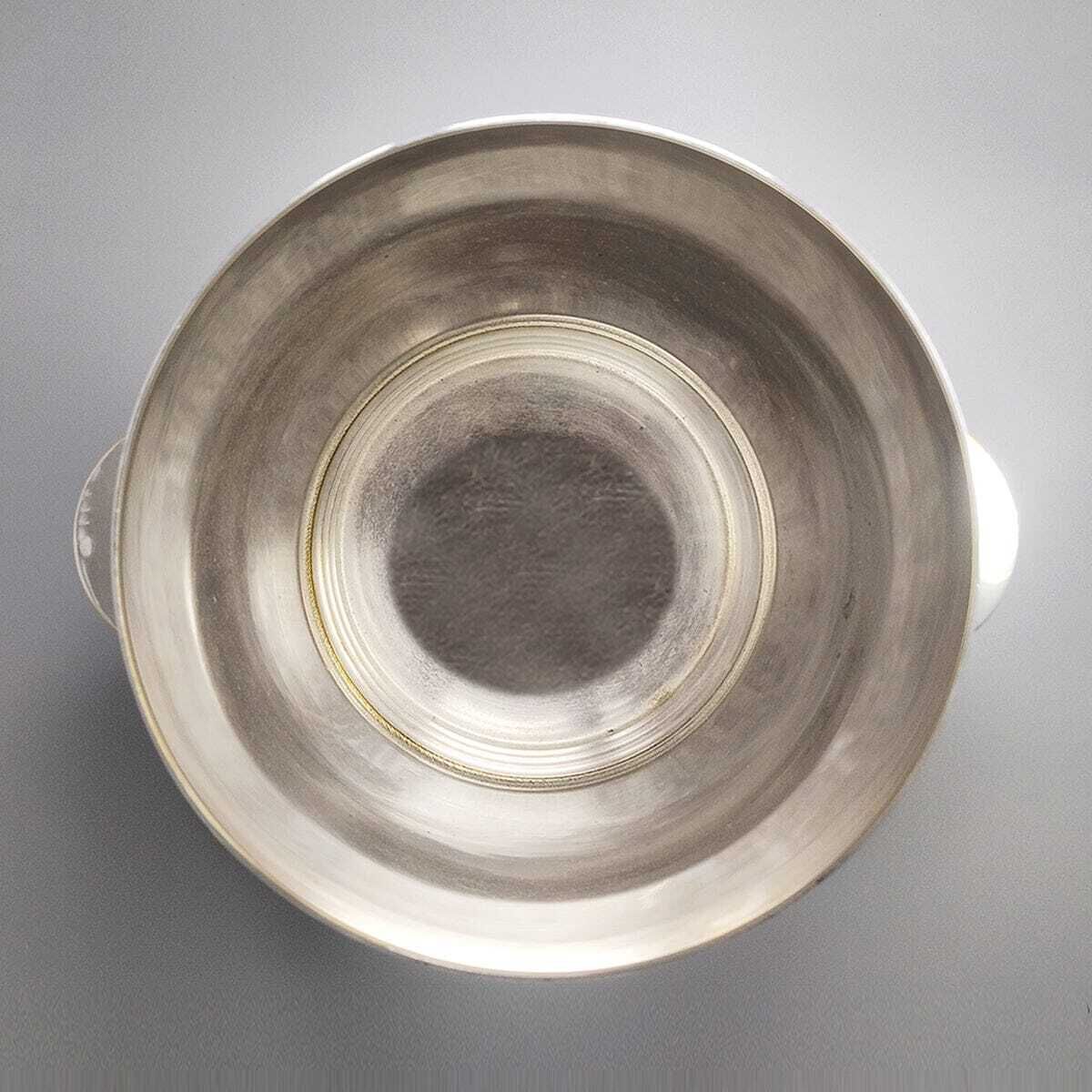 1930s Gorgeous Art Deco Ice Bucket By Vuillermet In Silver Plated. Made In France photo buy