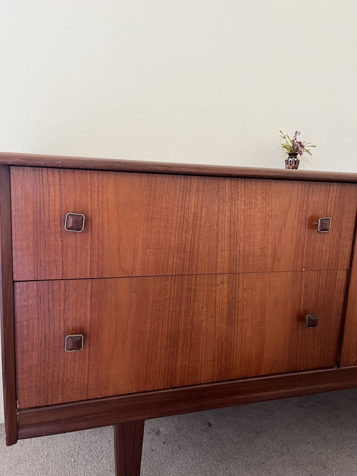 Vintage Teak Side Cabinet   Homeworthy 1960s photo furniture