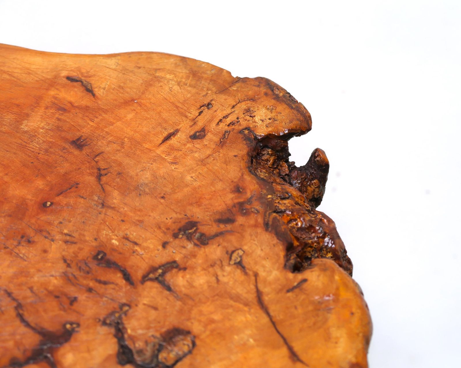 French Wooden Brutalist Tripod End Table, 1950s / Wabi Sabi Furniture, Plant Stand, Farmhouse, Country, Cottage photo vinterior