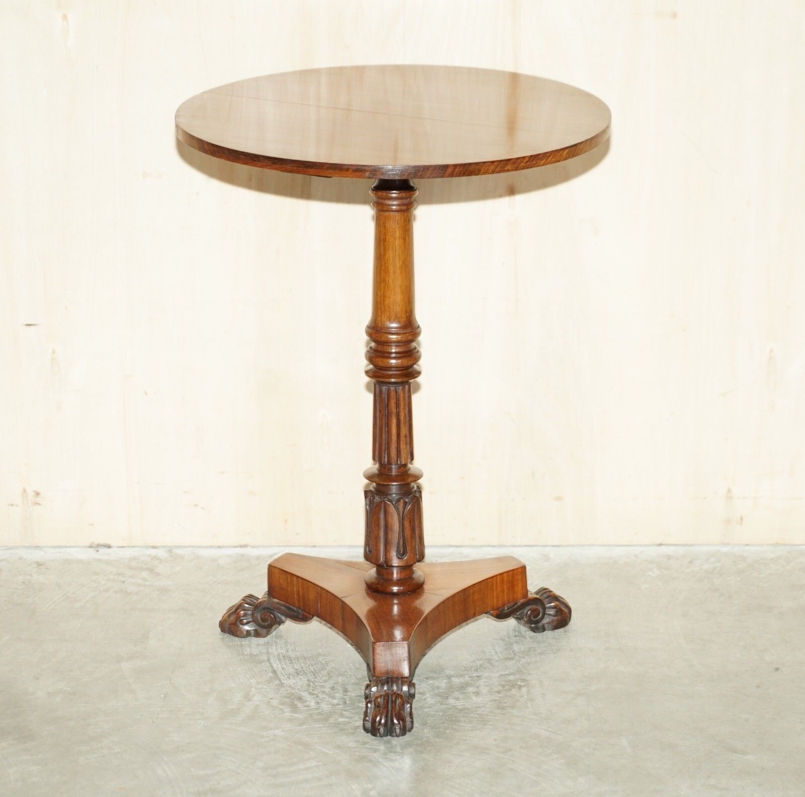 Important Antique Restored William IV 1830 Occasional Side End Wine Lamp Table photo furniture