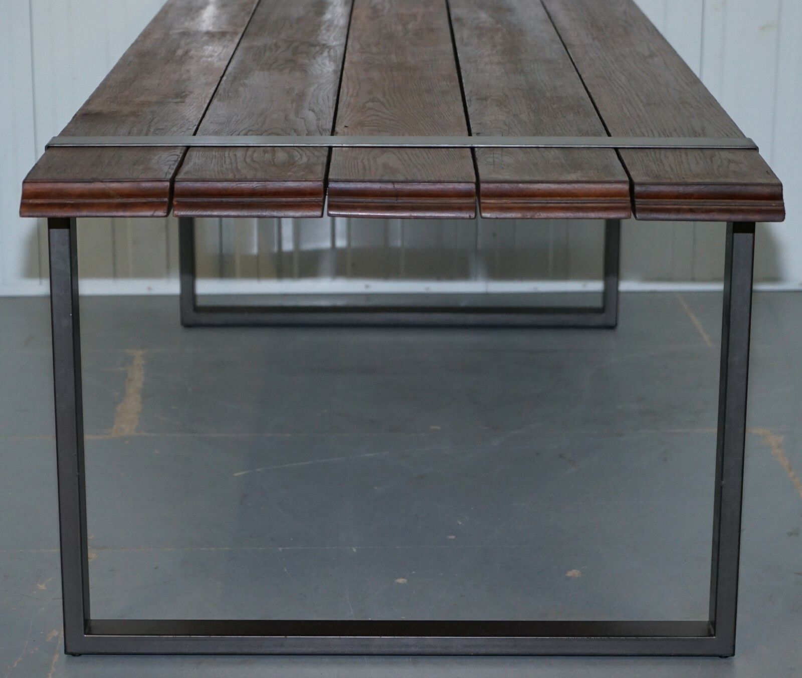 Furniture Rrp £4890 Garth Roberts Raw Dining Table Zanotta 7090 Adjustable Planks & Design photo