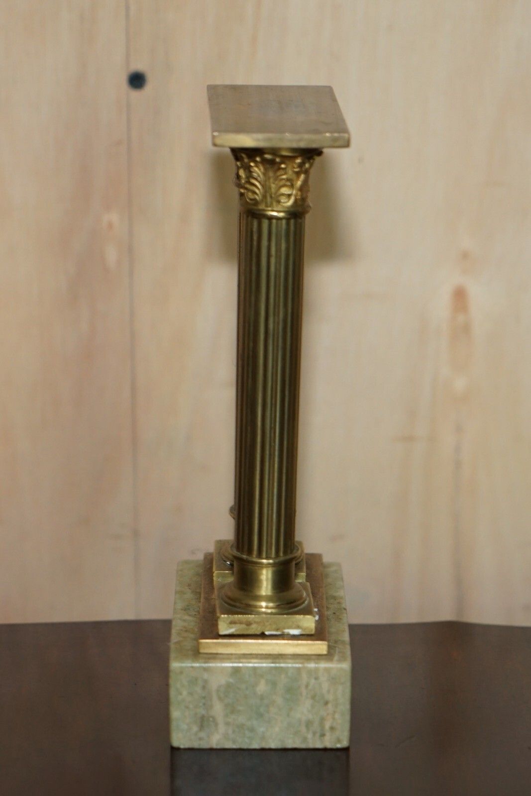 photo furniture Fine Antique Victorian Marble & Brass Roman Grand Tour Statue Columns Pillars