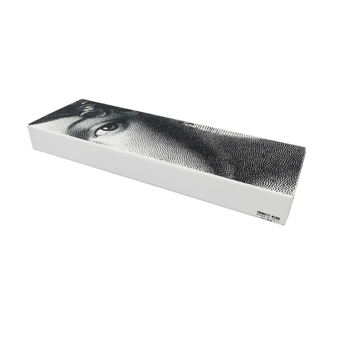 2000s Astonishing Black And White Fornasetti Box Signed Fornasetti. Made In Italy