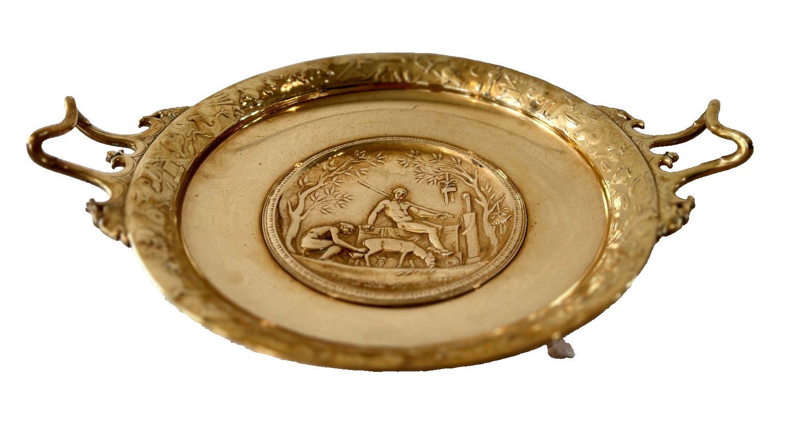 Standing Cup In Gilded Broze By "F Levillain Fondeur Barbedienne" 19th Century