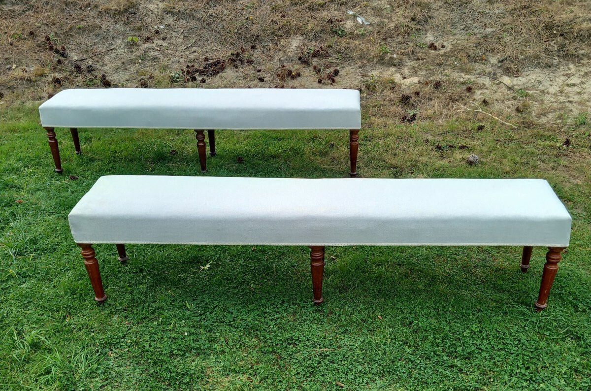 Pair Of Louis XVI Style Benches photo vinterior