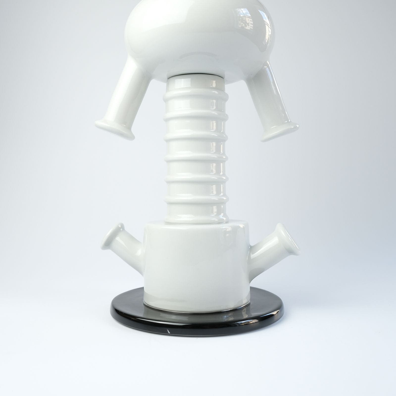 Home Decor Ettore Sottsass Postmodern "Tigris" Porcelain Vase For Memphis Milano, 1983 photo