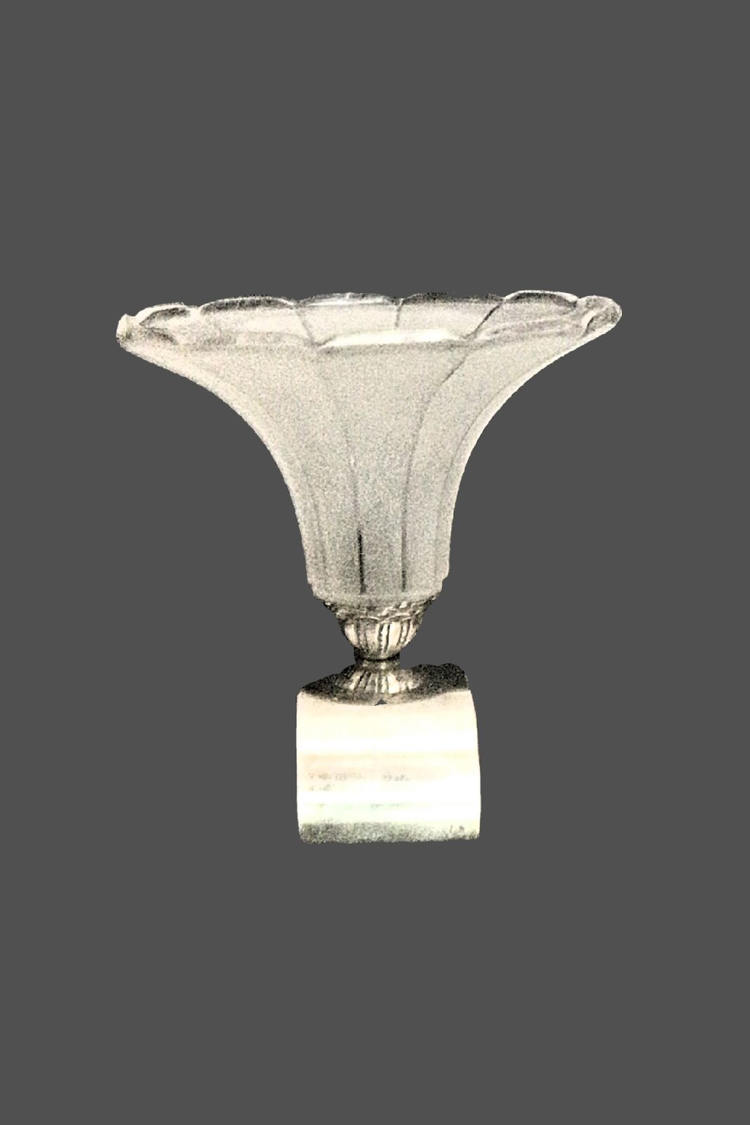 Pair Of Art Deco Lamps In Unique Stylish Design France 1930s photo 390.0