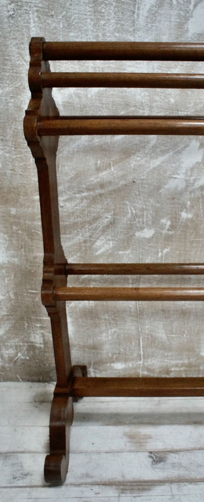 Large Victorian Mahogany Towel Rail photo buy