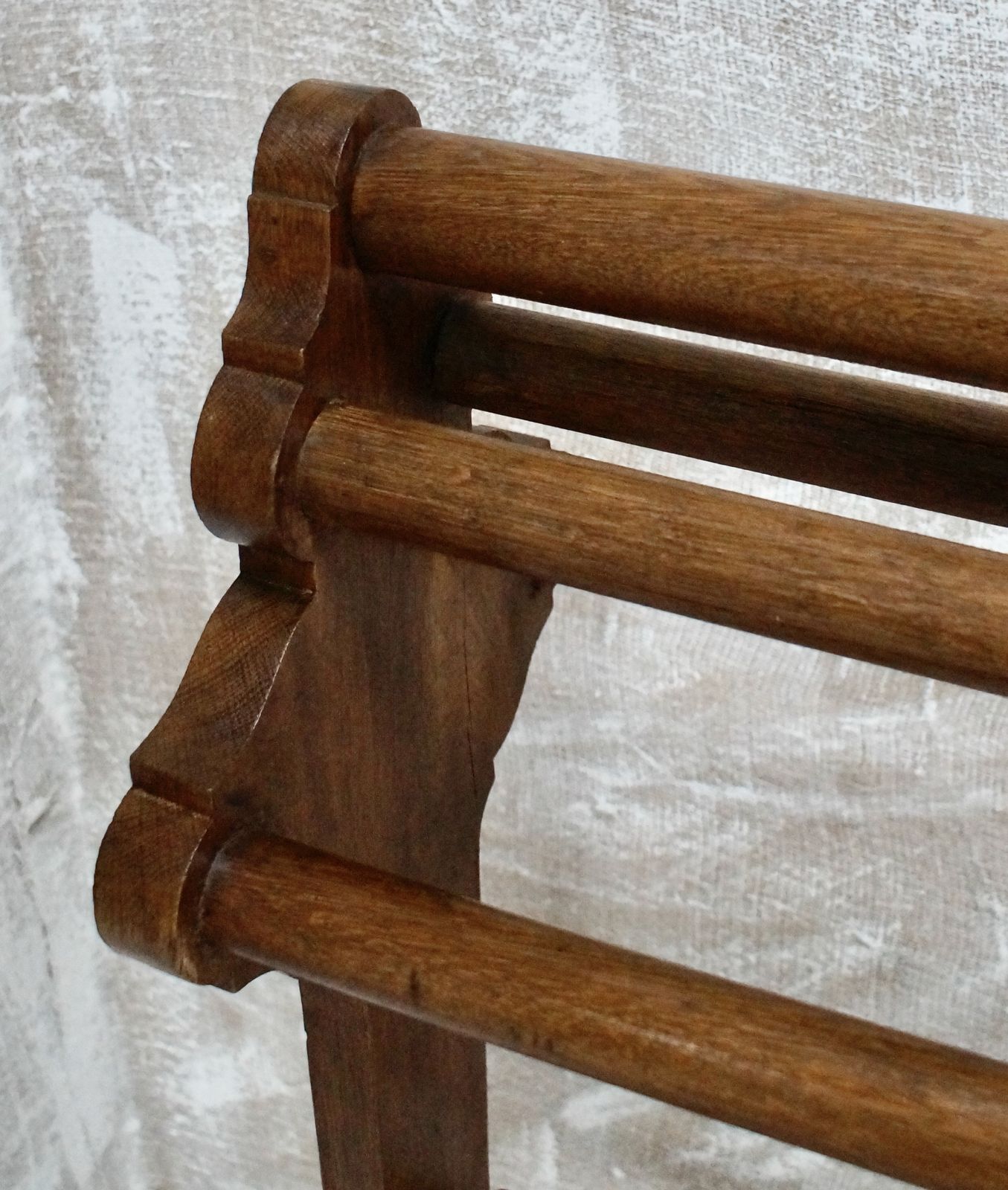photo furniture Large Victorian Mahogany Towel Rail