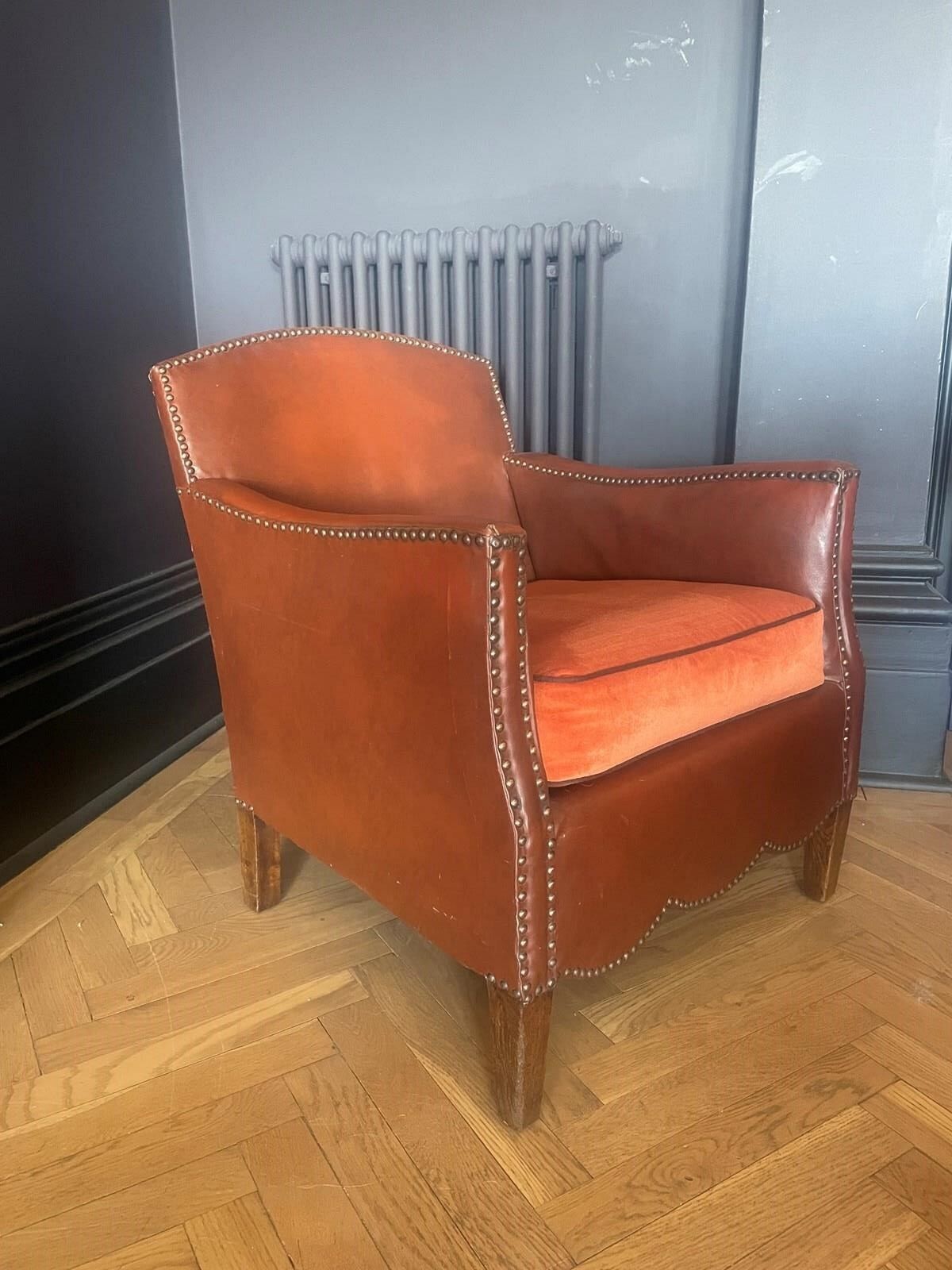 French Club Chair, Mid 20th Century