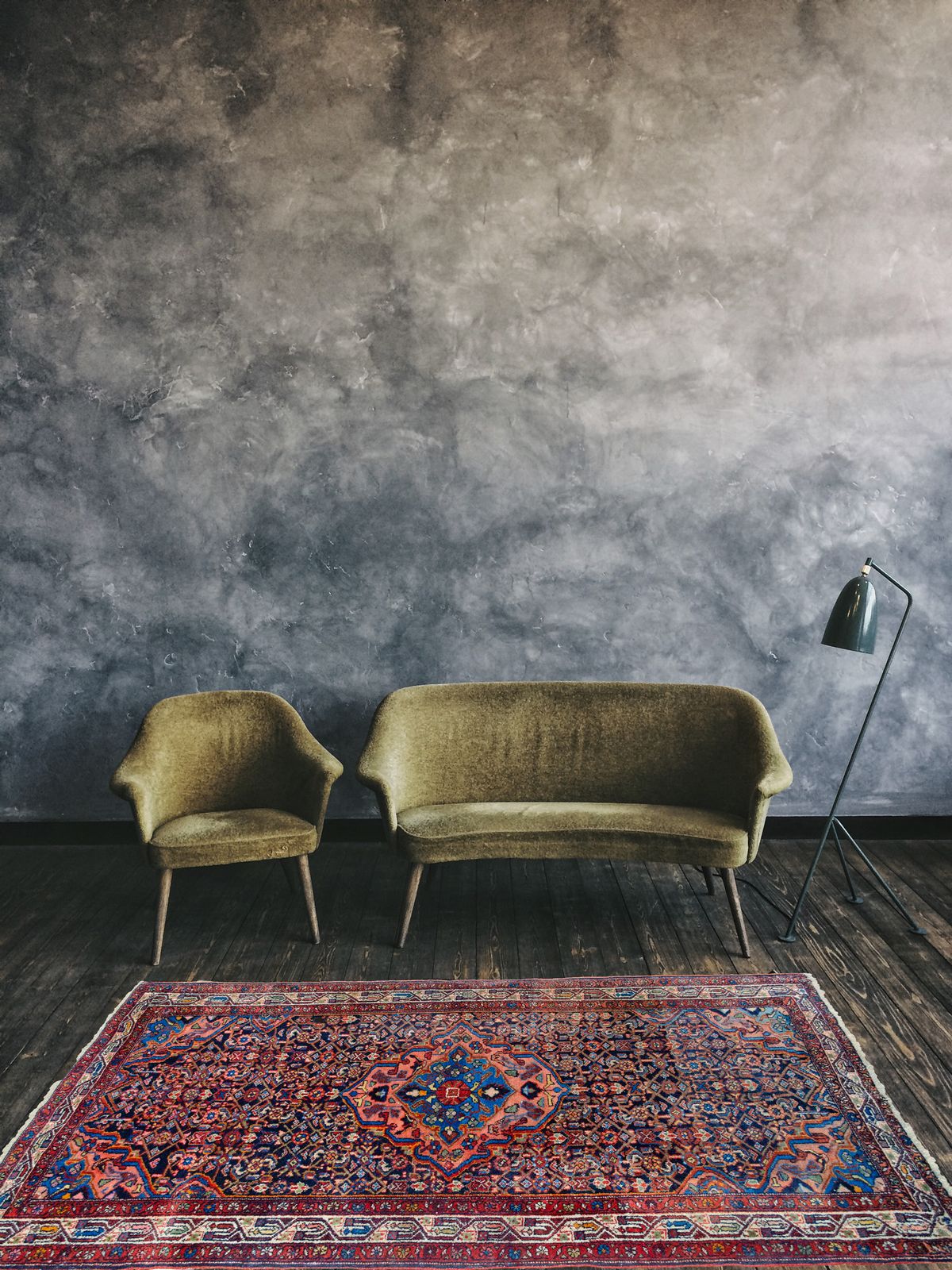 Antique Tajabad Rug 194x125cm photo 1150.0