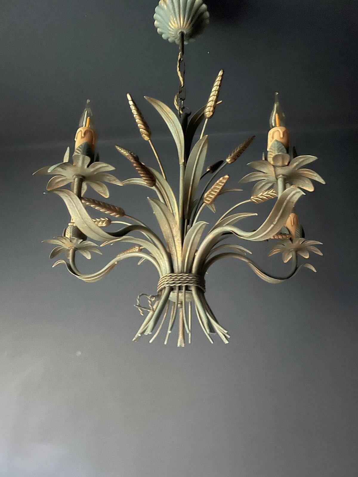 Pair Of French Wheatsheaf Chandeliers photo 695.0