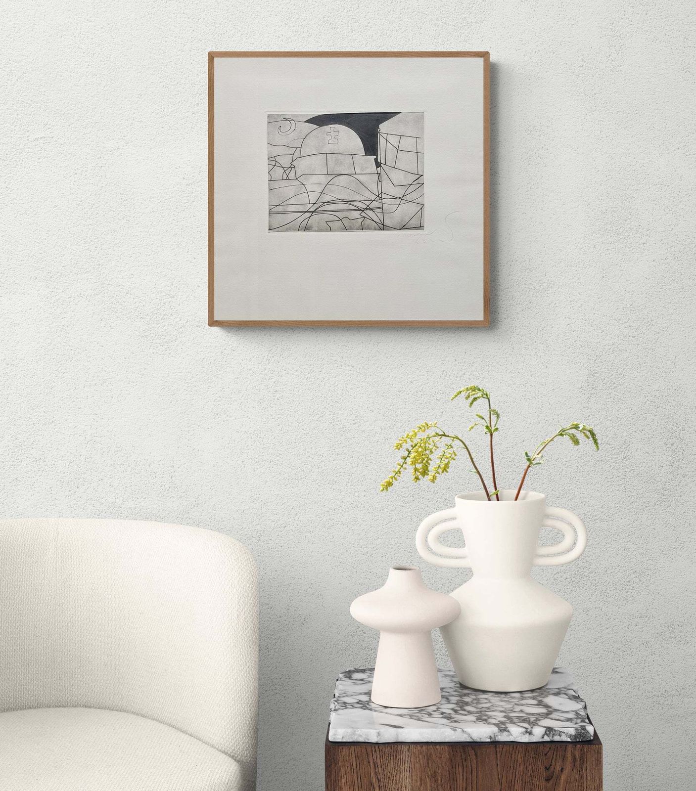 photo furniture Ben Nicholson Paros With Balcony (Variation With Hand Colouring)  (1965)