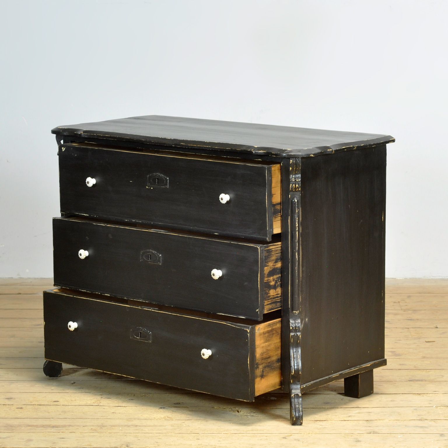 Furniture Oak And Pine Chest Of Drawers, 1910s photo