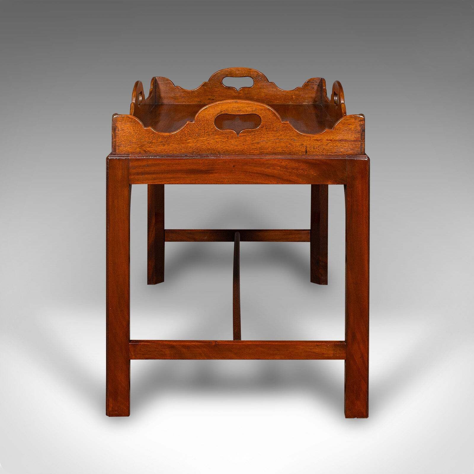 Vintage Butler's Serving Table, English, Afternoon Tea Tray On Stand, Art Deco photo buy