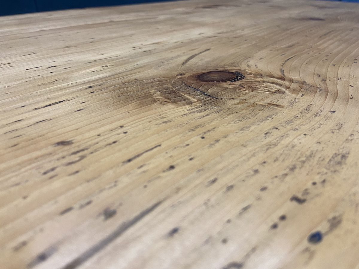 1250.0 French Antique Farmhouse Pine Kitchen Dining Table photo
