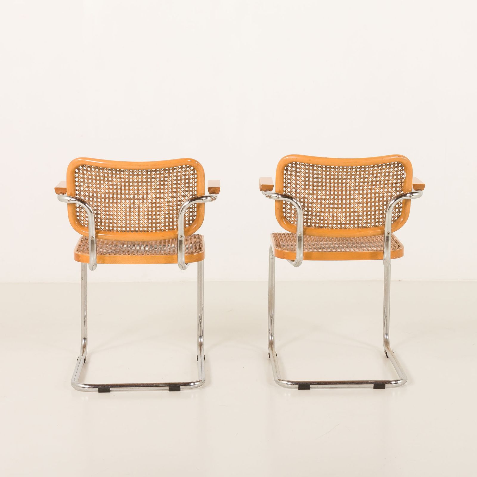 Pair Of Italian Vintage Ceska Chairs By Gavina, 1960s photo vinterior